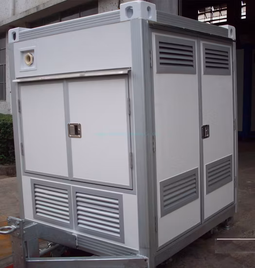Fiberglass Steel Frame Prefab Modualr Prefabricated Container Equipment Shelter.